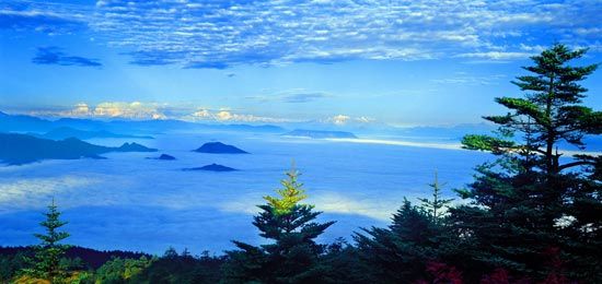 四川峨眉山景色